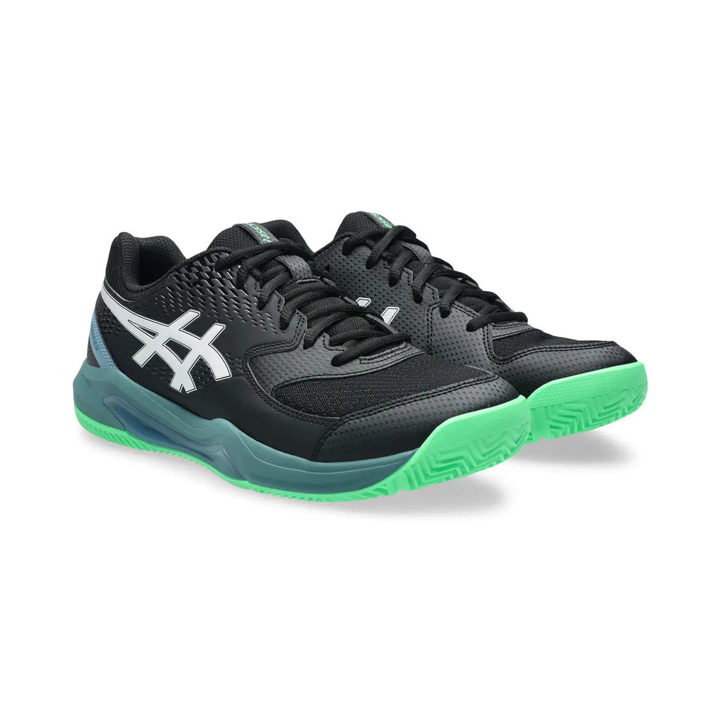 Zapatillas Asics Gel Dedicate 8 Padel "Black/Vital Green"