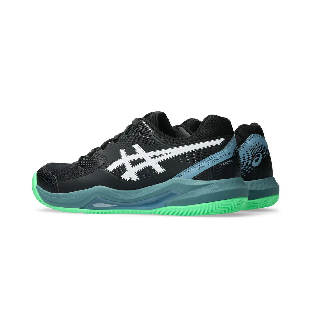 Zapatillas Asics Gel Dedicate 8 Padel "Black/Vital Green"