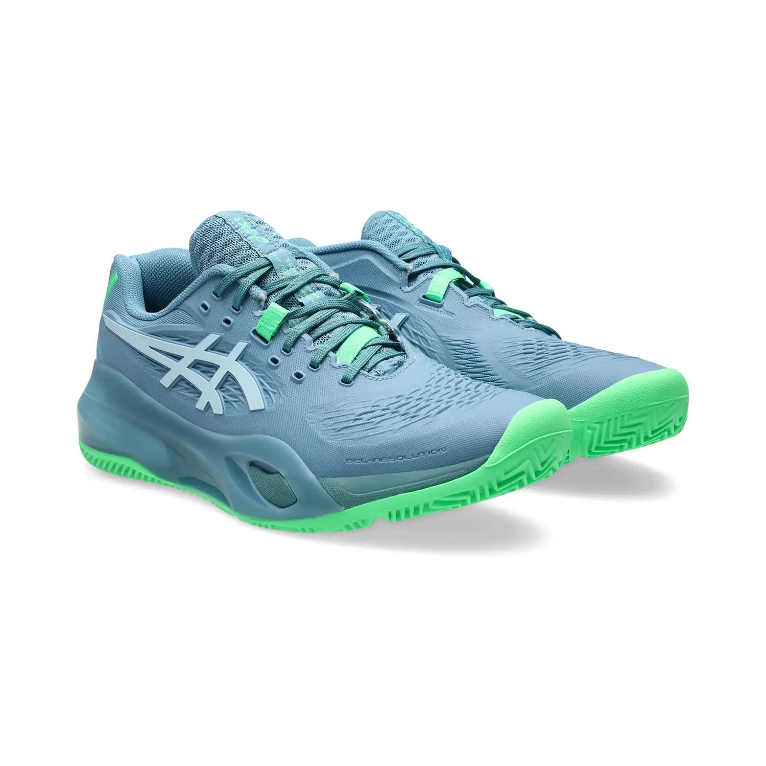 Zapatillas Asics Gel Resolution X Padel "Saba Blue/Cool Grey"