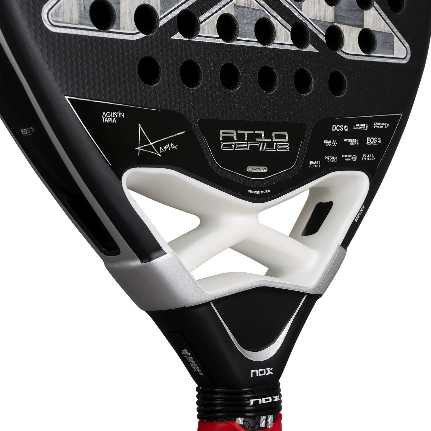 Pala NOX AT10 Genius Attack 18K Alum by Agustin Tapia 2026