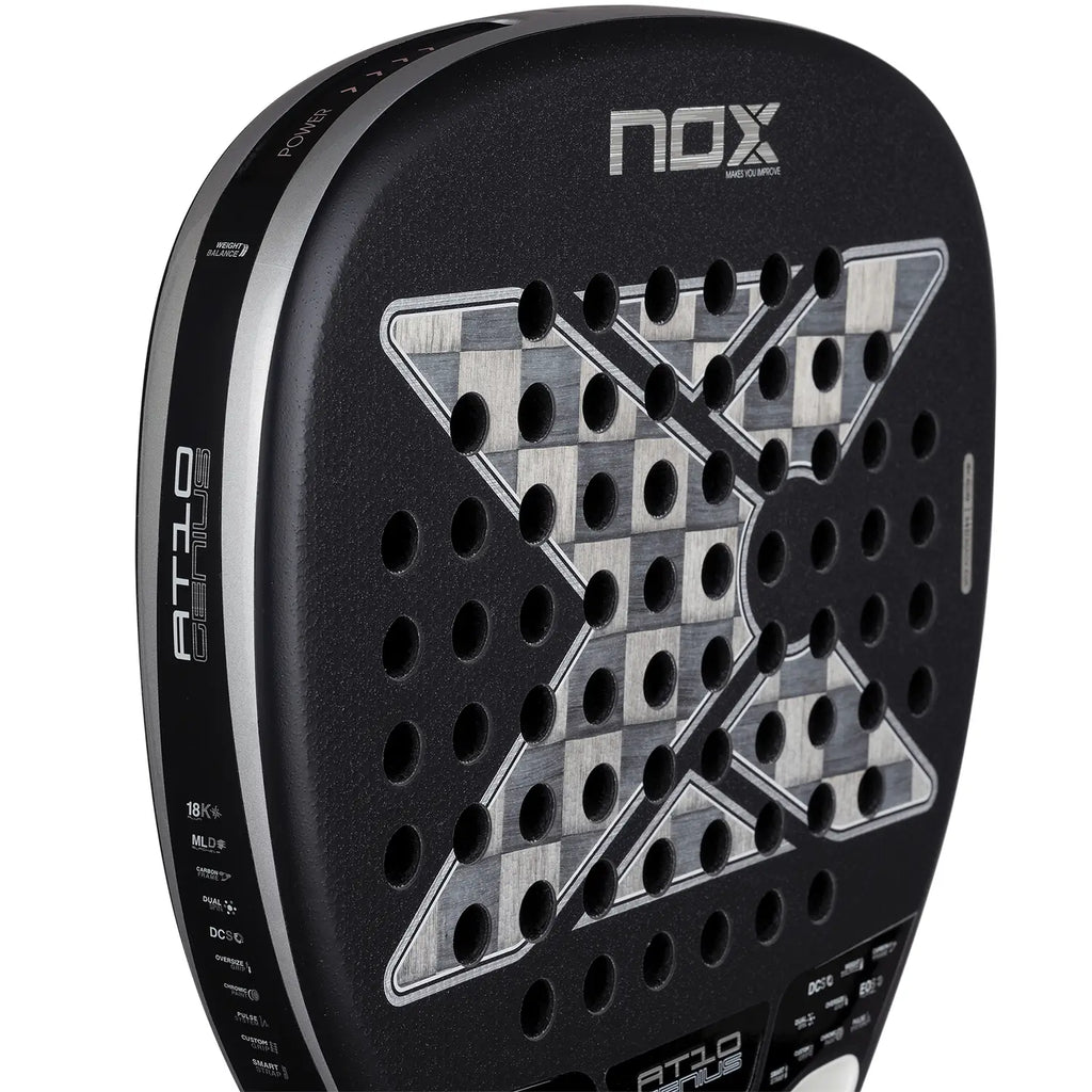 Pala NOX AT10 Genius Attack 18K Alum by Agustin Tapia 2026