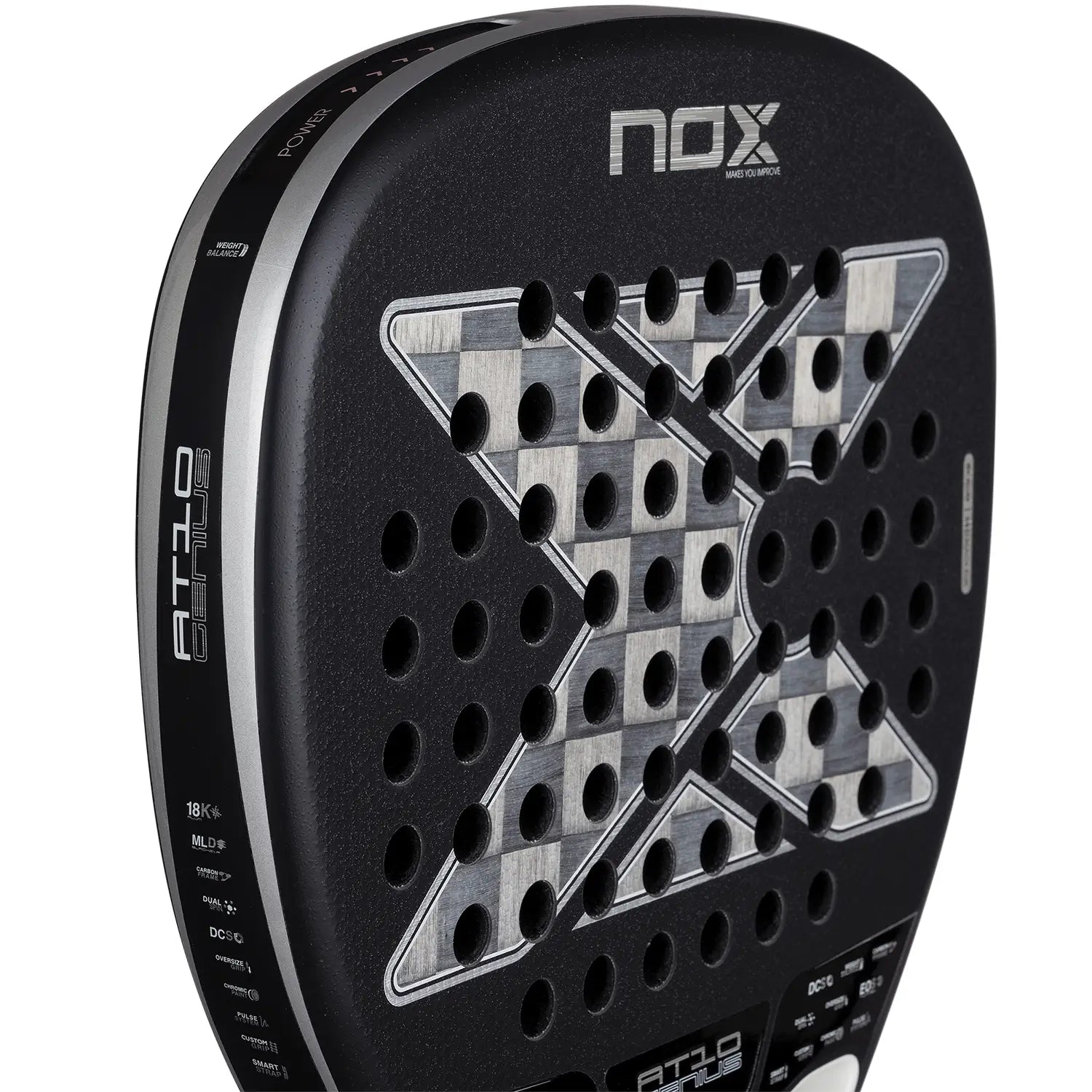 Pala NOX AT10 Genius Attack 18K Alum by Agustin Tapia 2026