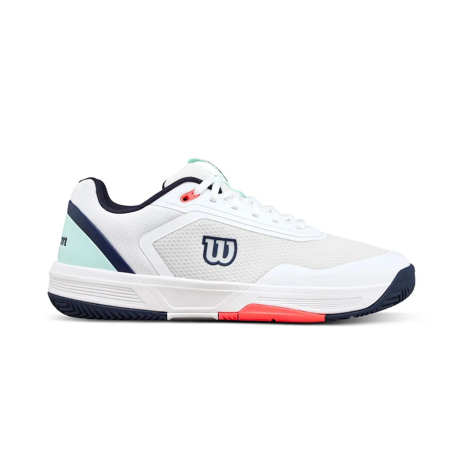 Zapatillas Wilson CourtGlide White/Bay/Fiery Coral 2026