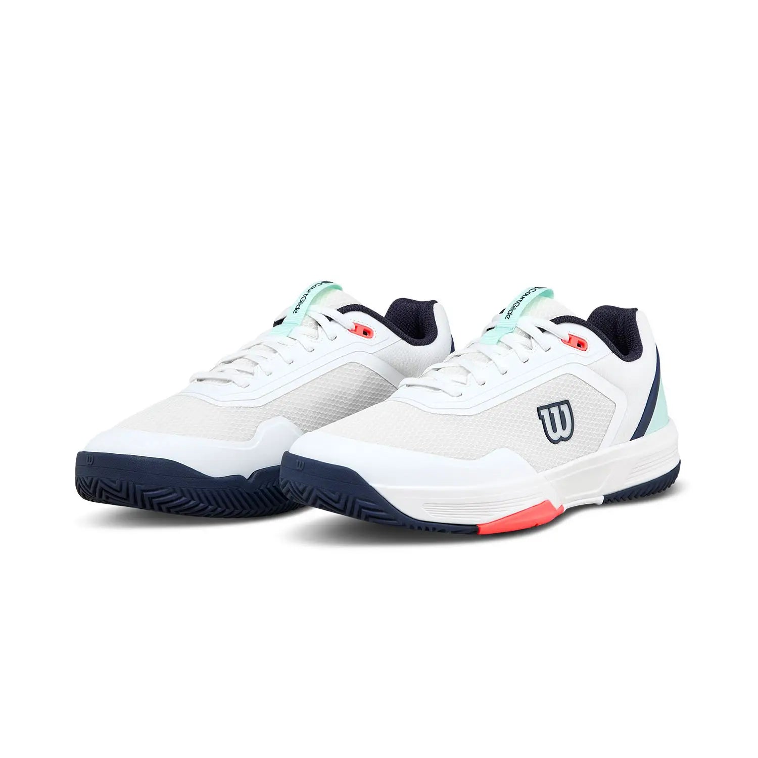 Zapatillas Wilson CourtGlide White/Bay/Fiery Coral 2026