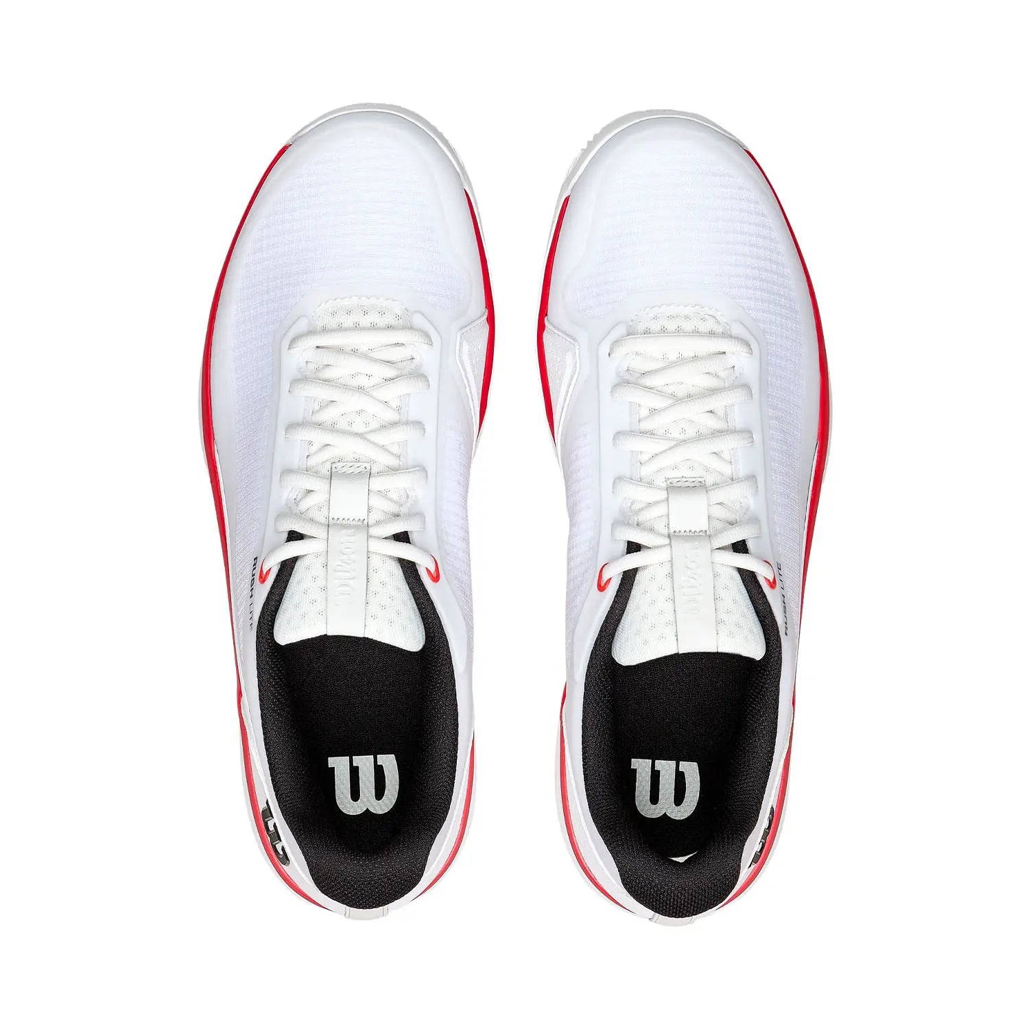 Zapatillas Wilson Rush Lite 5 Clay "Blanco/Rojo"