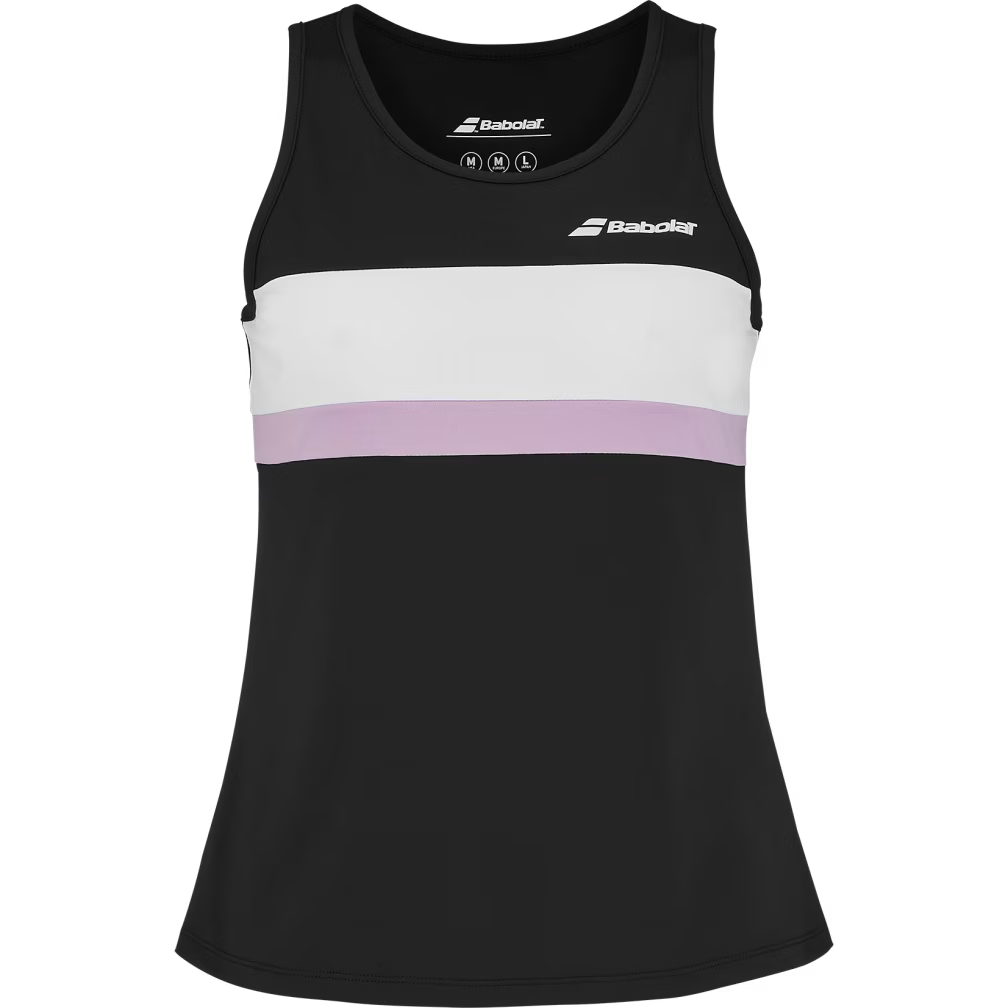 Camiseta Babolat Tank Top Black/Black Mujer 2025