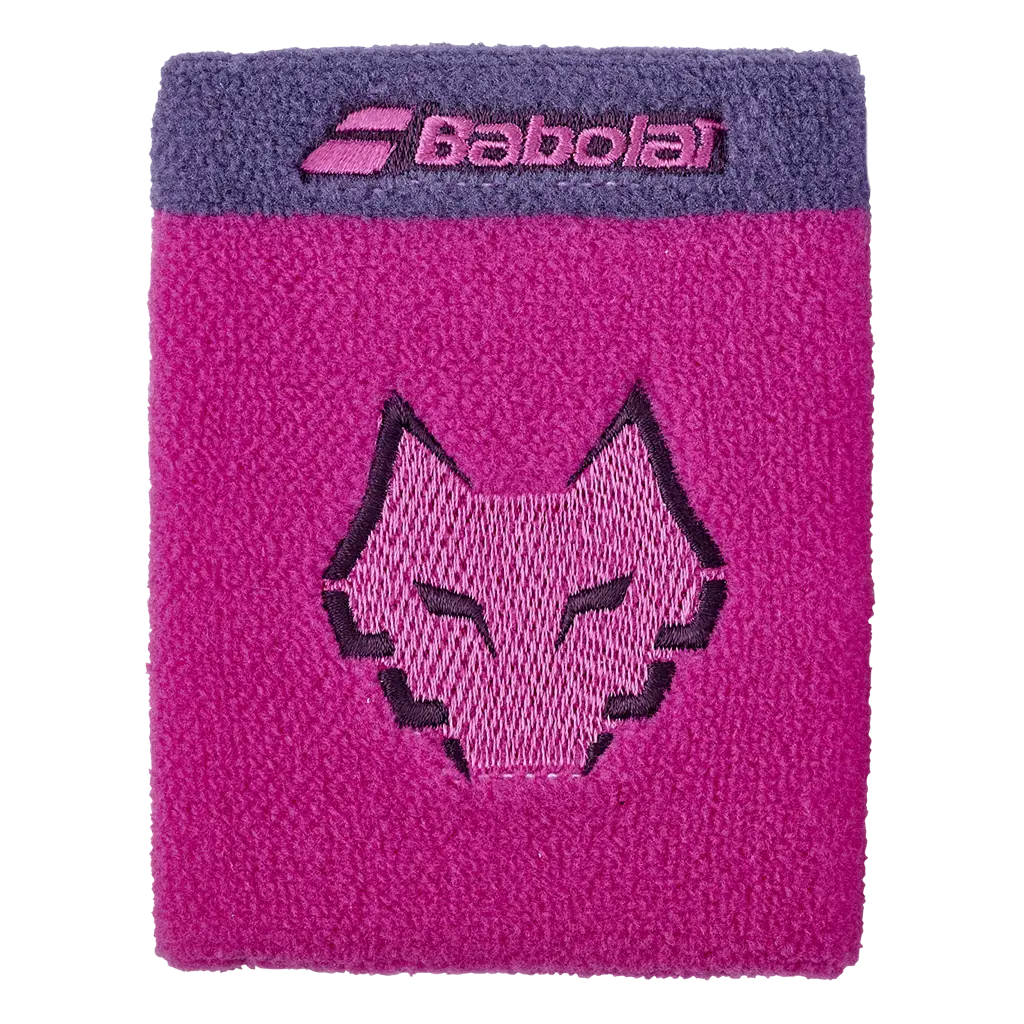 Muñequera Babolat Lebrón Terry Jumbo Raspberry