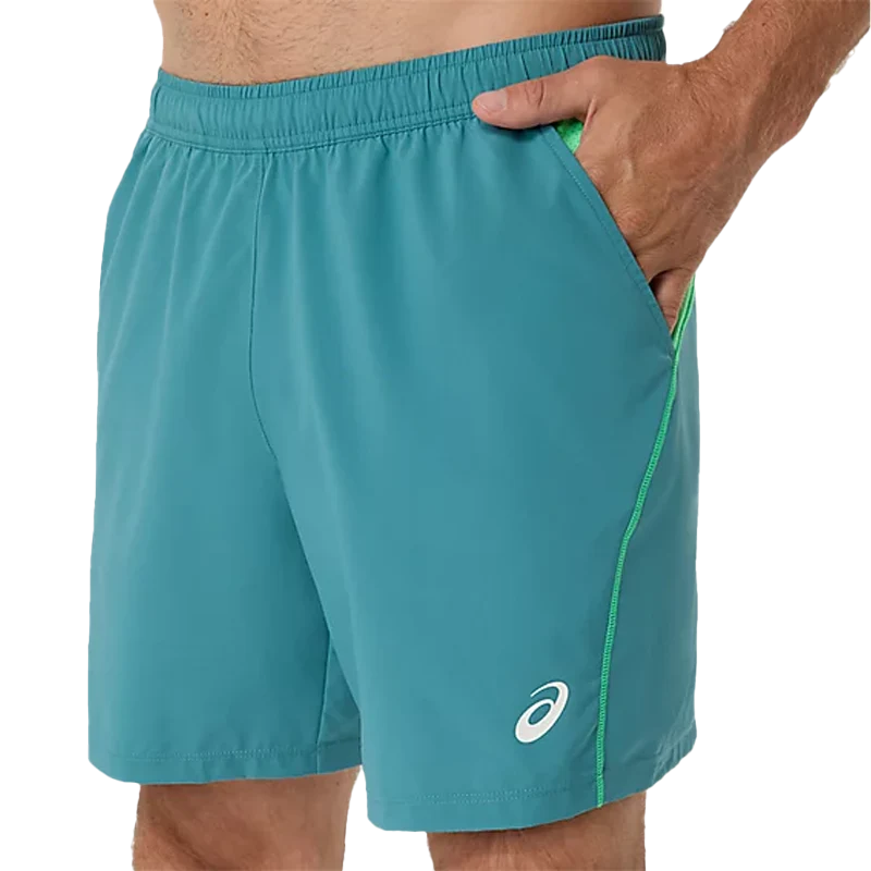 Short ASICS Padel Court 7In Misty Pine/Vital Green