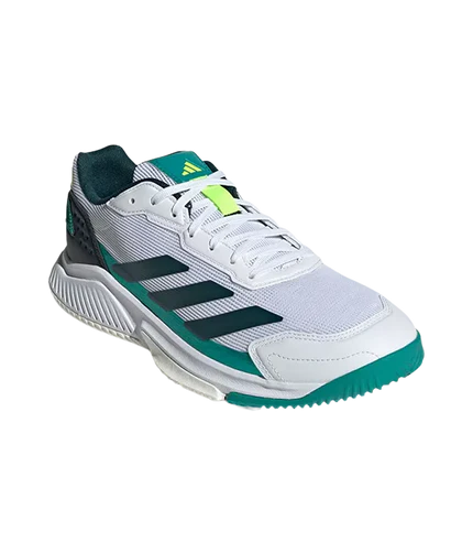Zapatillas Adidas Courtquick Padel M Blanco/Verde 2025