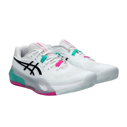 Zapatillas Asics Gel Resolution X Clay White/Aurora Green