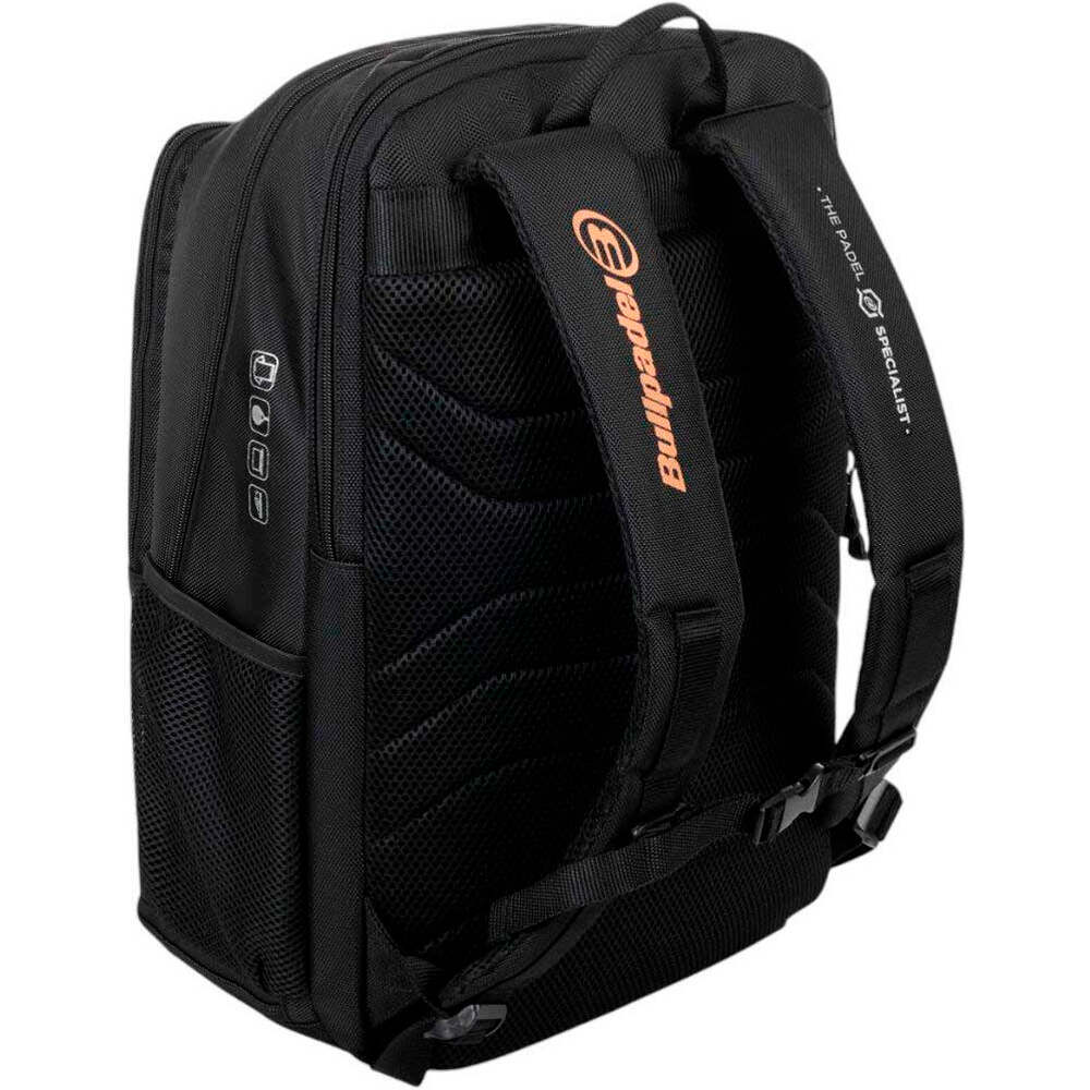 Mochila BullPadel Vertex Negro 2025