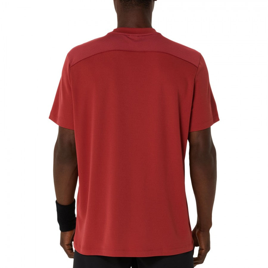 Camiseta ASICS Court SS Top "Burnt Red"