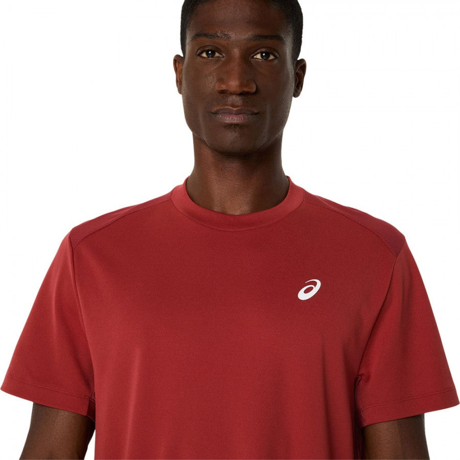 Camiseta ASICS Court SS Top "Burnt Red"