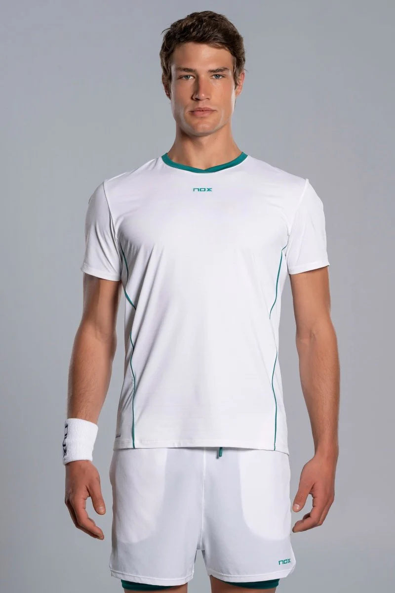 Camiseta NOX PRO White/Ivy Green 2026