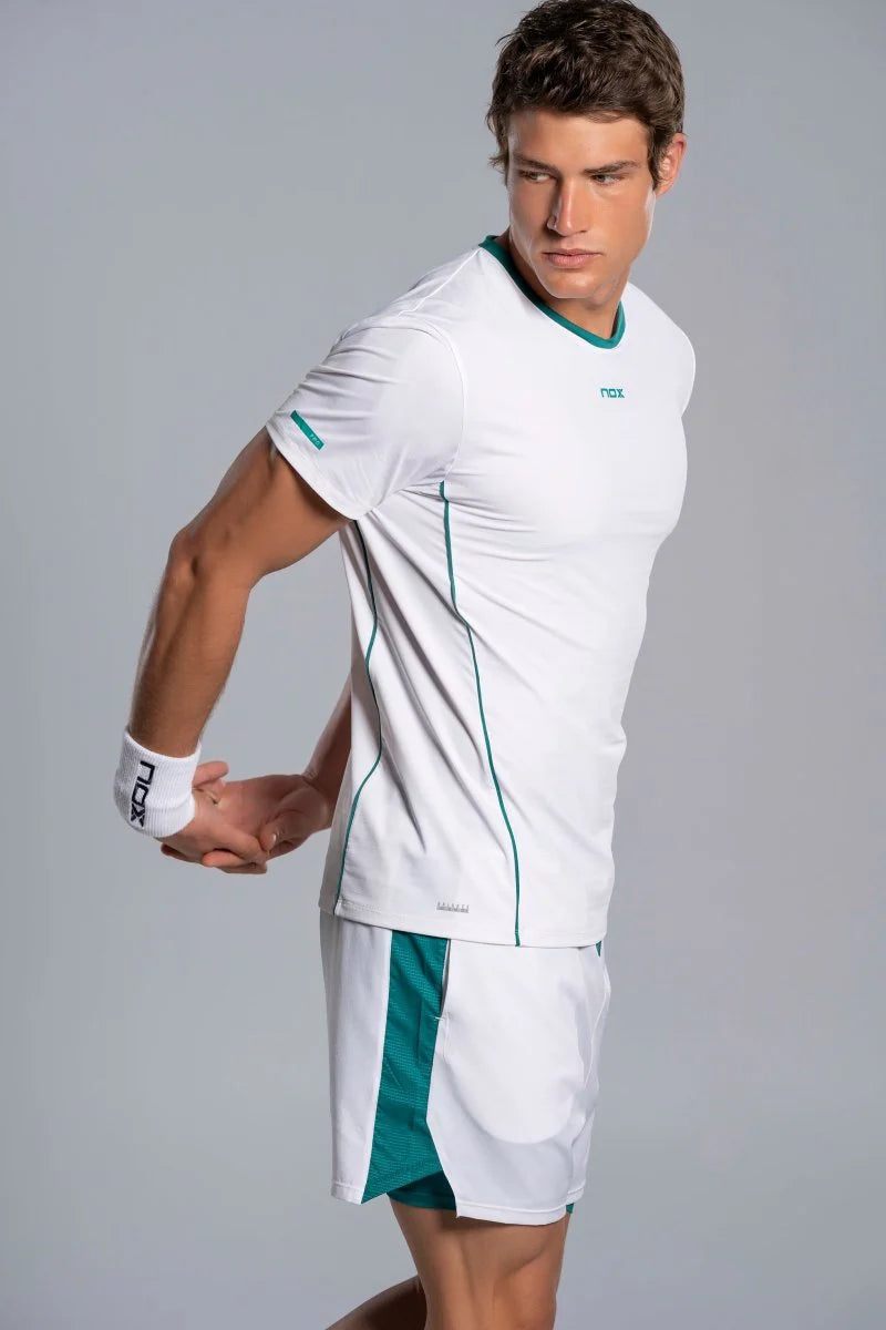 Camiseta NOX PRO White/Ivy Green 2026