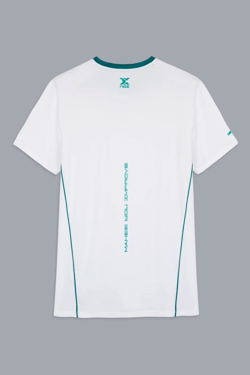 Camiseta NOX PRO White/Ivy Green 2026