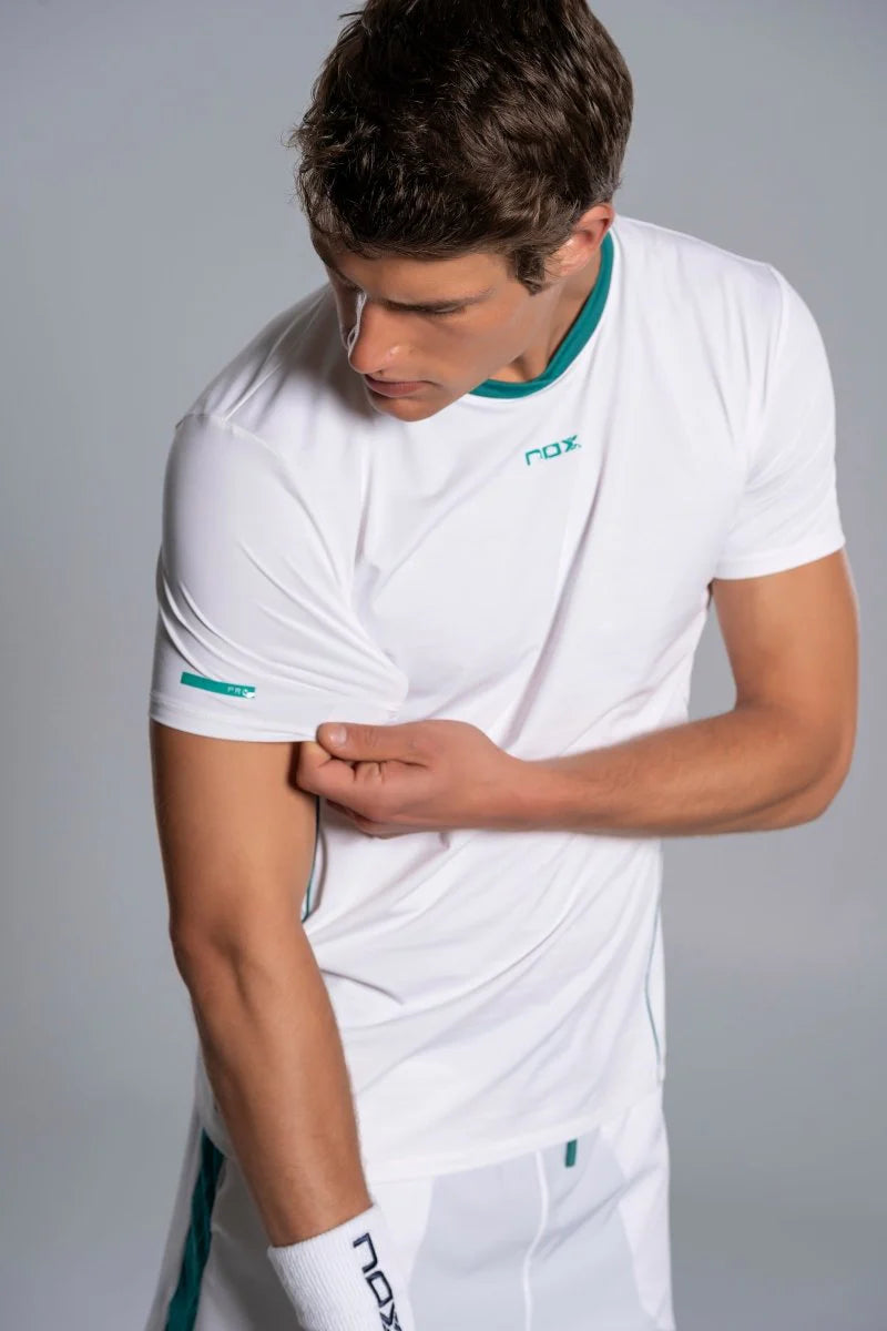 Camiseta NOX PRO White/Ivy Green 2026