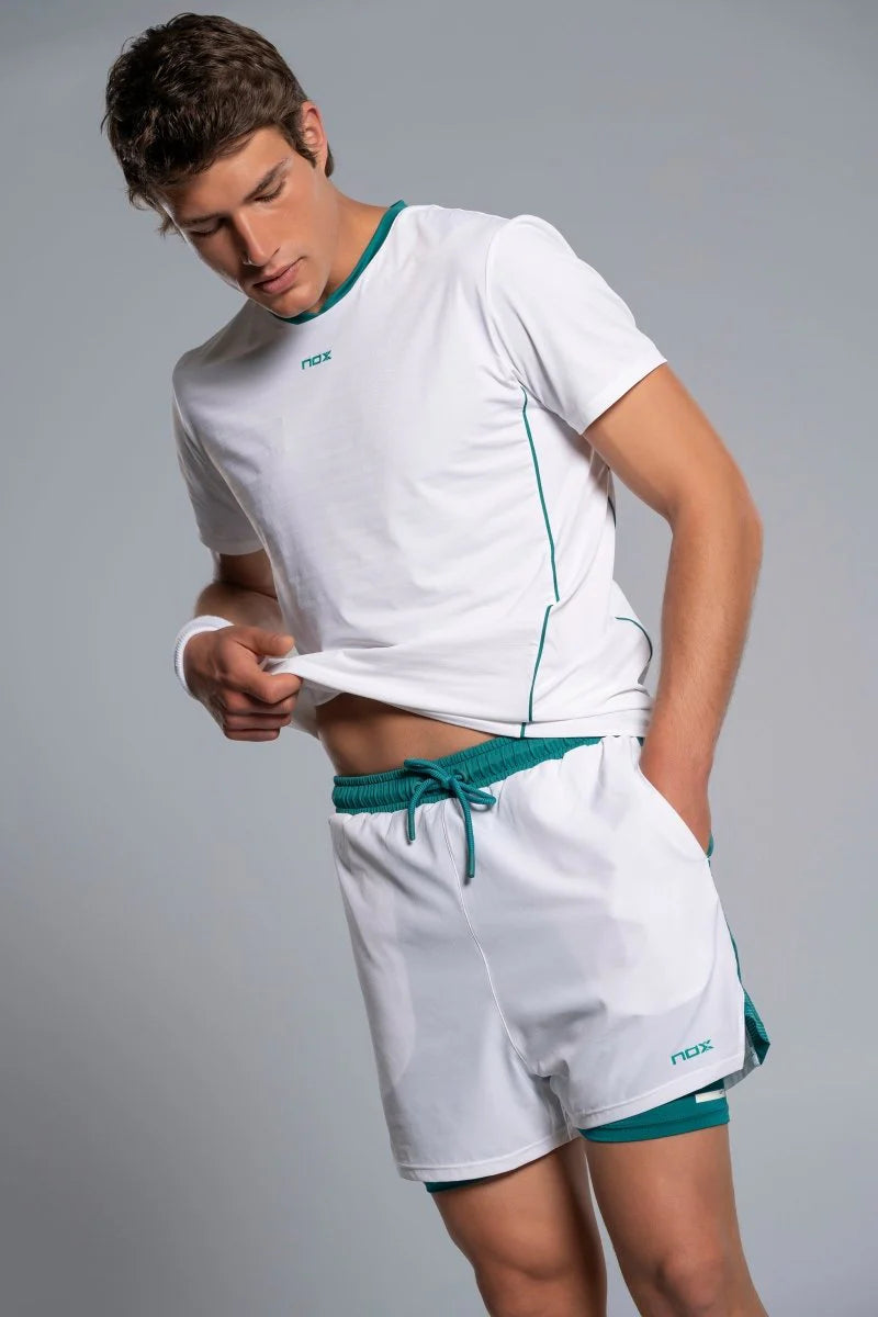 Short NOX PRO White/Ivy Green 2026