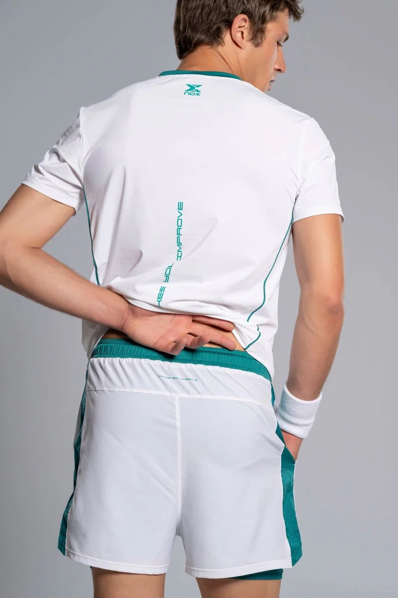 Short NOX PRO White/Ivy Green 2026