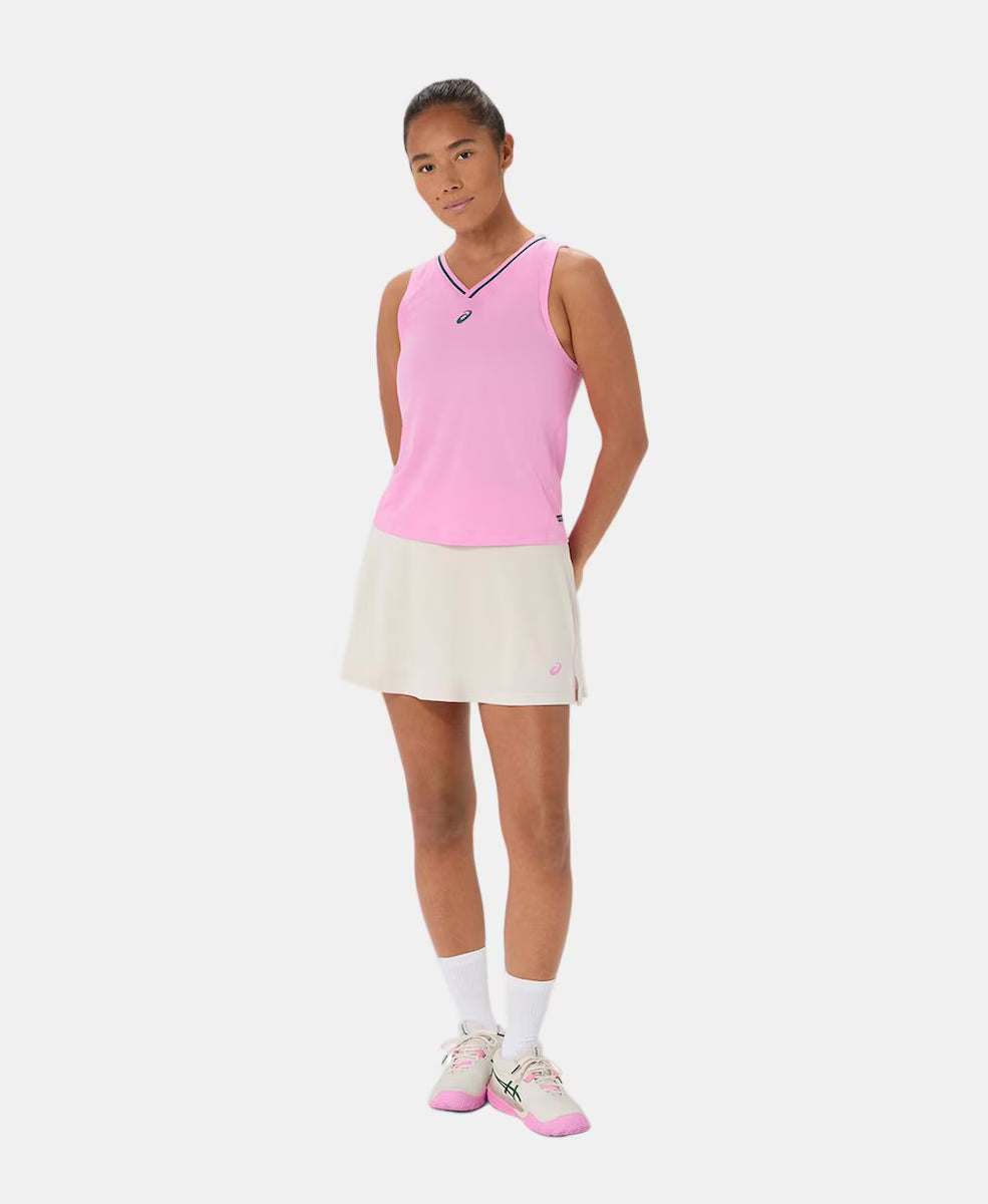 Camiseta sin mangas ASICS Padel Court Mujer Rosa